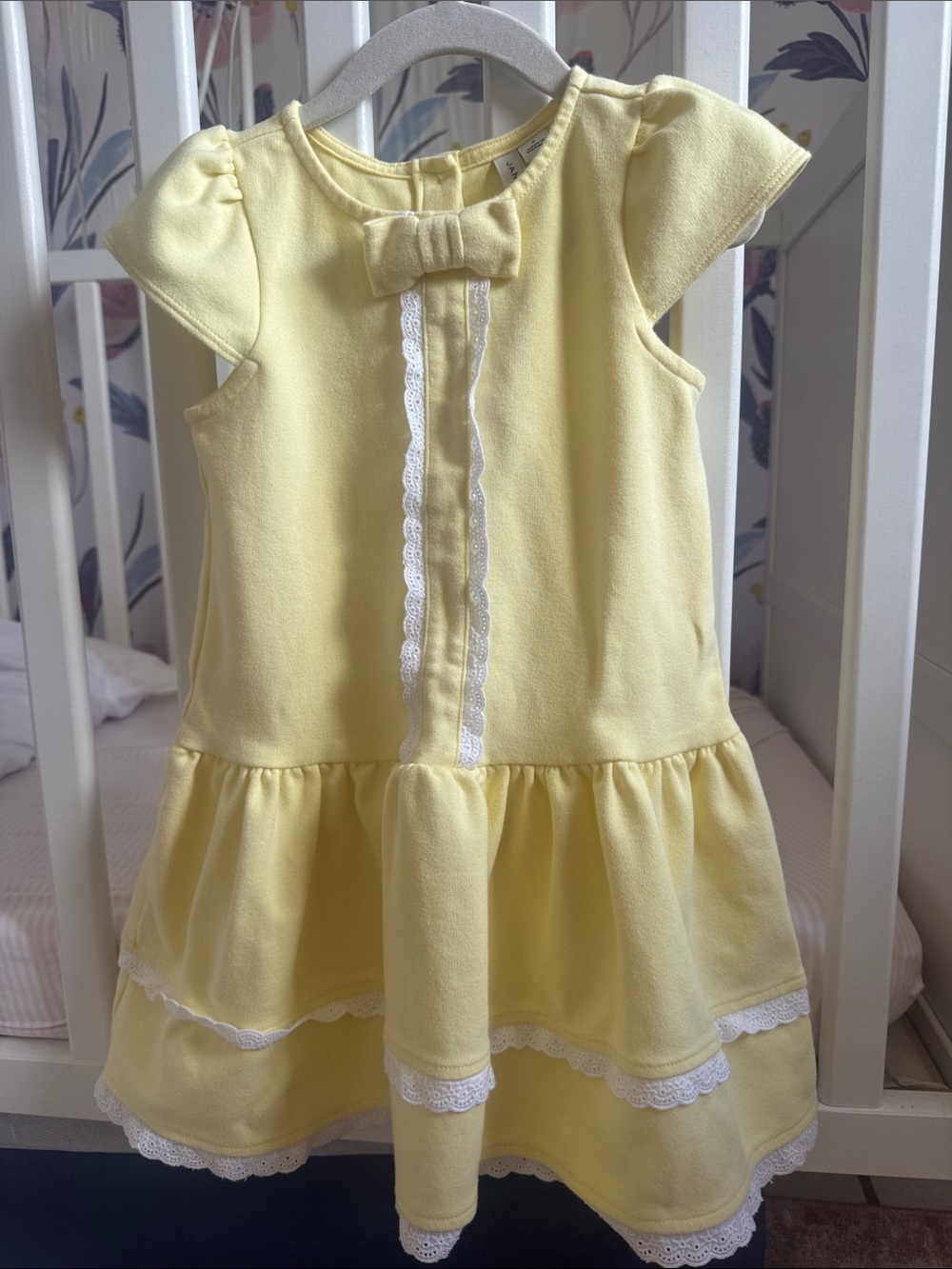 Janie and Jack Sunny Yellow Dress with Bow Detail